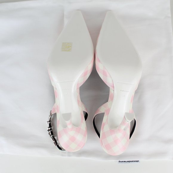 NEW ALEXANDER WANG Logo Embellished Heeled Pumps - Picture 15 of 15